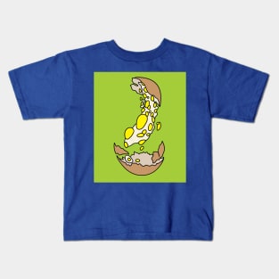 Crazy Eggs Design Kids T-Shirt